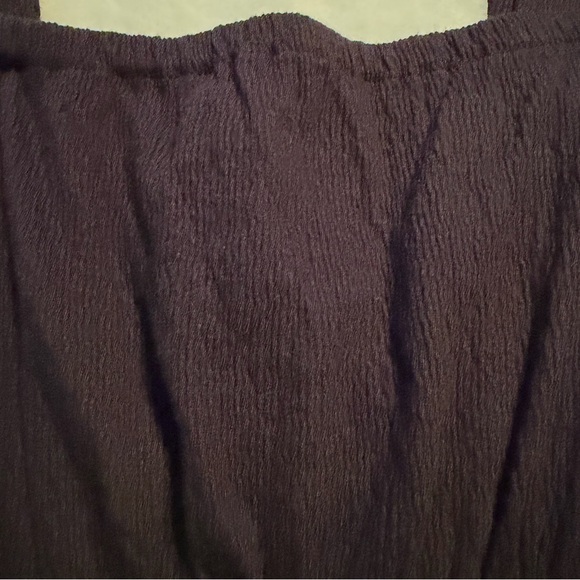 LOFT Black Smocked Tank Top - Picture 3 of 10